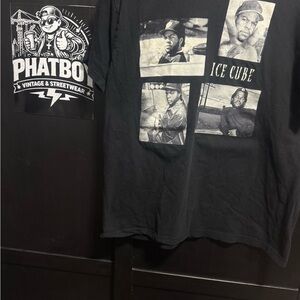 Black Graphic T-Shirt Ice cube